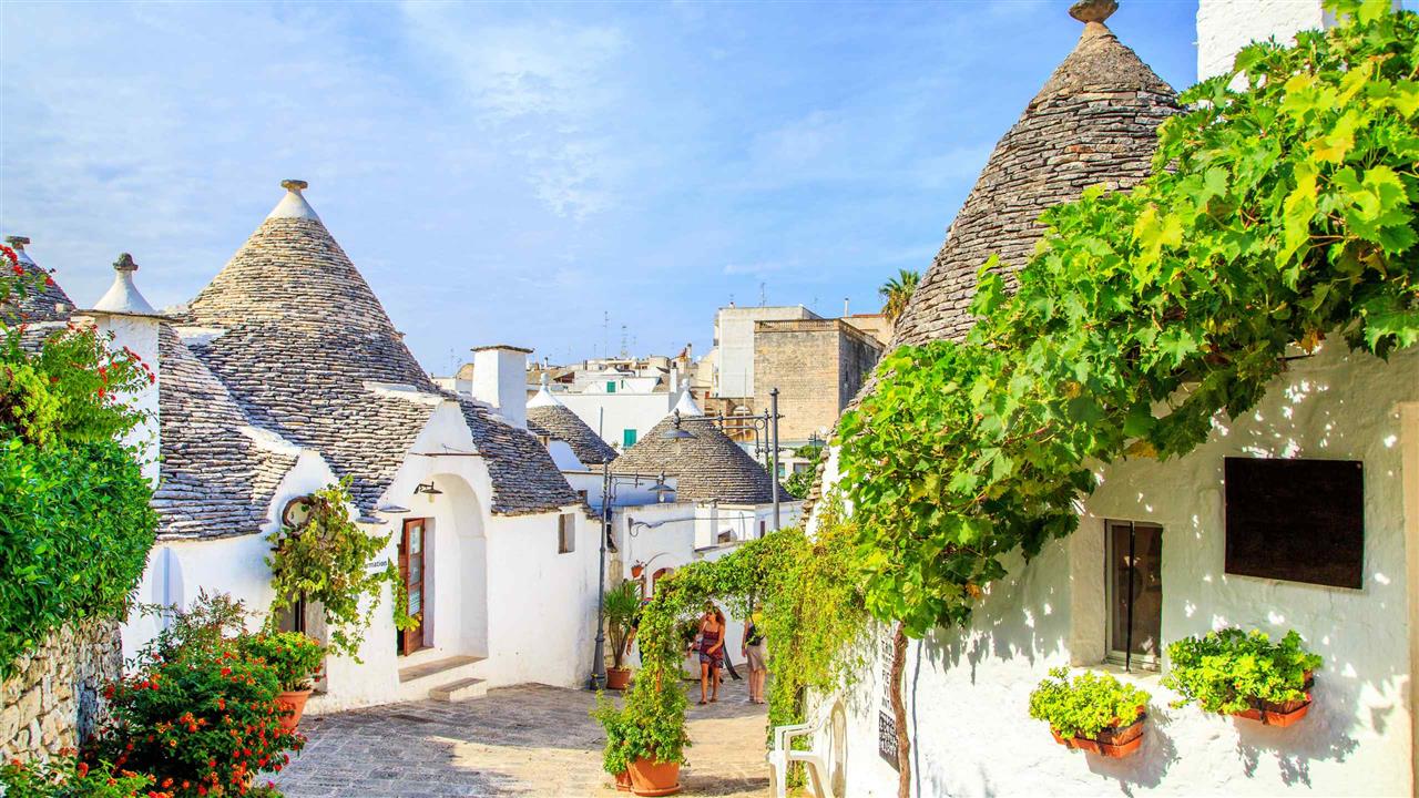 Alberobello mit seinen außergewöhnlichen Trulli